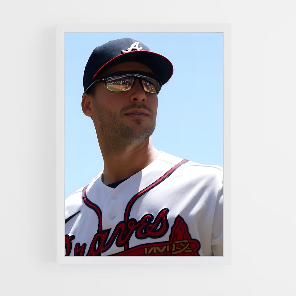 Poster Matt olson gradins – affiche Baseball (vue 3)